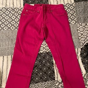 Pink Jessica Simpson skinny denim